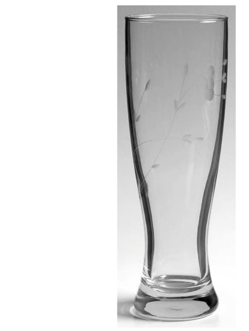 Princess House Etched Crystal Glass Beer/Pilsner Set of 3